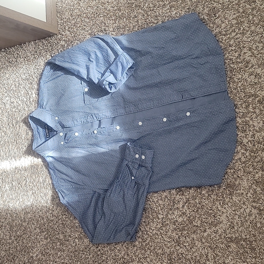 Express Men's Chambray Button Down